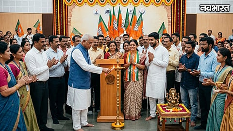 Pune MLC Election BJP Mahayuti Campaign Smita Jadhav Kaustubh Gawade