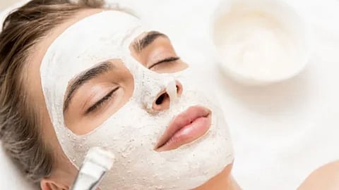 40 plus skin care sandalwood barley face pack kumkumadi oil.
