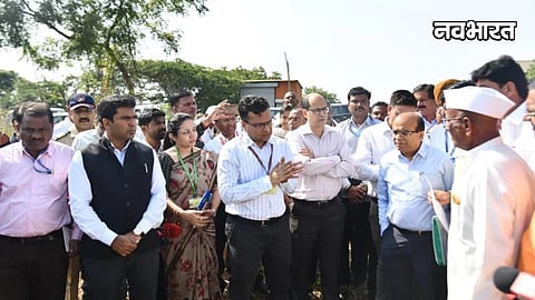 drought impact central team visits chhatrapati sambhajinagar jalna beed