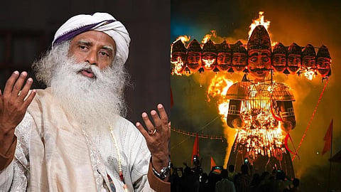 Navratri 2026 vijayadashami spiritual meaning sadhguru.