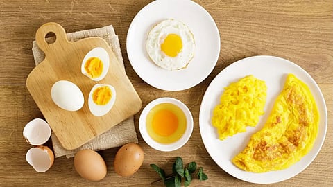 World egg day boiled egg omelette bhurji benefits.