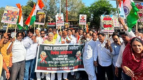 akola india alliance protest sir voter rights