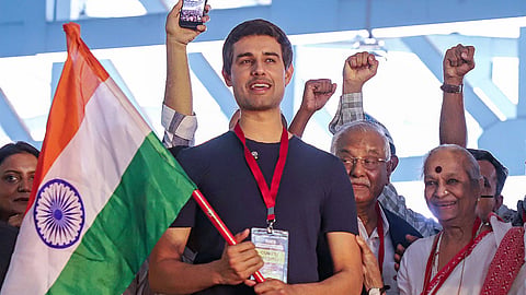 cjp protes dhruv rathee detain