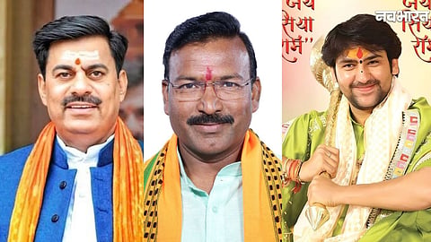 BJP MP Gajendra Singh Patel and religious leaders who have advocated larger families