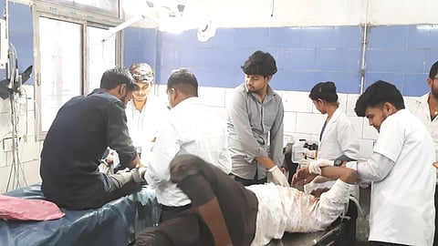 Aurangabad road accident Injured people