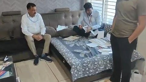 Lokayukta raid on Indore police head constable Firoz Khan’s properties in Indore and Dewas.