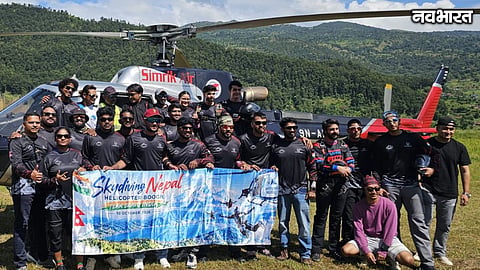 Thane Ajit Karbhari Skydiving Adventure In Nepal Pokhara