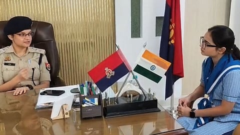 Agra Mission Shakti: Class 10 Student Riza Sameer Becomes ACP for a Day