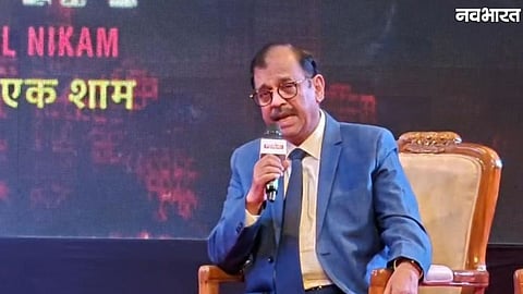 Ujjwal Nikam speaks at an event in Indore