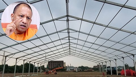 CM Yogi Adityanath Agra Visit: Rain Raises Concerns Ahead of Public Rally at Tata Ground