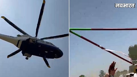 tent collapses during Chief Minister Mohan Yadav helicopter landing in Madhya Pradesh