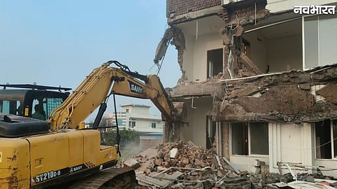 Ujjain Municipal Corporation demolishes illegal constructions