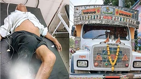 amravati truck accidents retired army subedar cleaner death