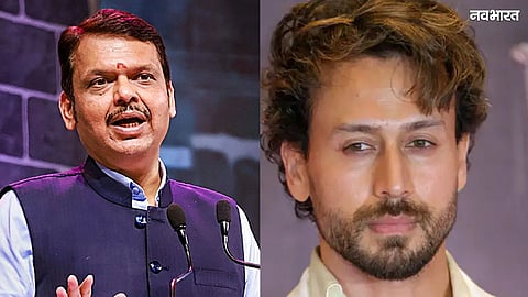 tiger shraff and devendra fadnavis