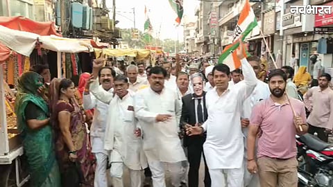 Congress workers in Morena protest against Chief Election Commissioner Gyanesh Kumar