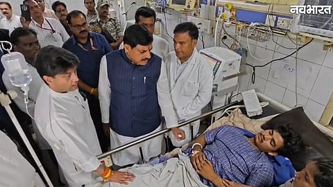 CM Mohan Yadav meet injured victims of the Gwalior truck accident