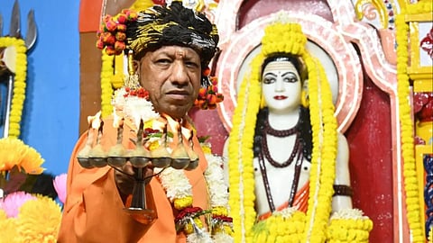 CM Yogi Adityanath Performs Special Vijayadashami Puja at Gorakhnath Temple in Gorakhpur