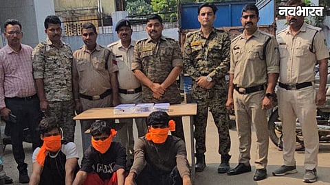 three accused arrested for attempting to rob a loading vehicle driver on Dholpur Road in Morena
