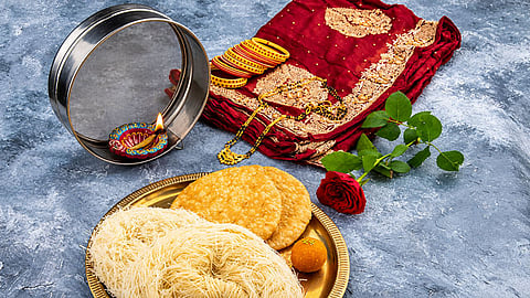 Karwa chauth shopping puja samagri makeup checklist.