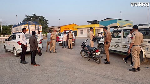 Police action in Chhatarpur after a youth was allegedly assaulted