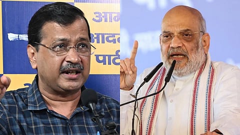 arvind kejriwal and amit shah