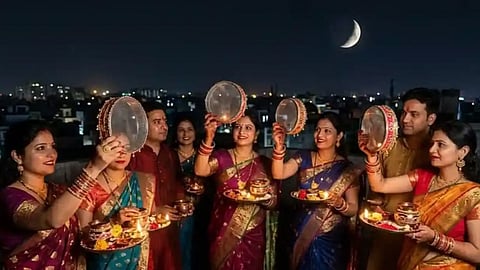 Karwa Chauth Moon Darshan