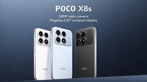 POCO X8s Launch 6.35-inch screen, 6,330mAh battery, 100W charging