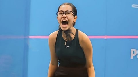 anahat singh beats nour elsherbini squash