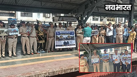 Passenger safety and anti-substance abuse campaign at Kopar station