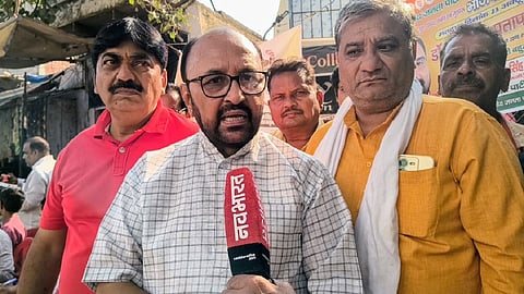 Yogendra Upadhyay Nav Bharat exclusive conversation