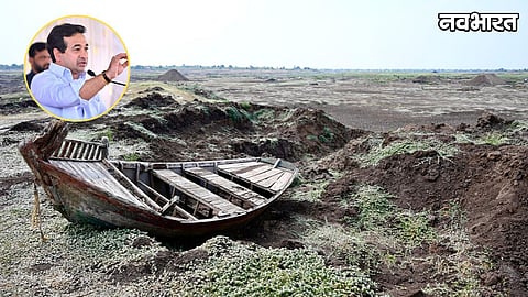 Beed Ruti Lake drought Nitesh Rane Inspects