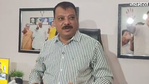 Umang Singhar addressing a press conference