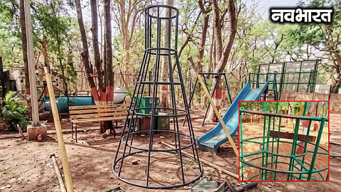 The sorry state of the children's park in Nagpur
