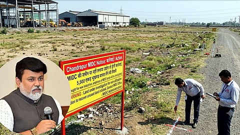 chandrapur midc 86 plot holders show cause notice
