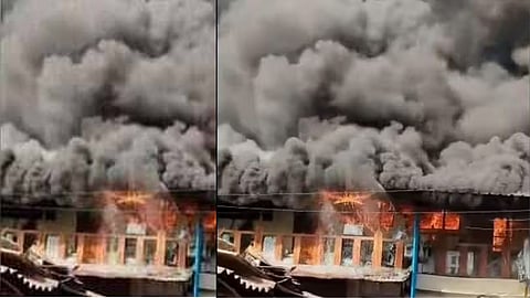 nagpur lodhipura refrigerator shop fire