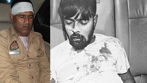 Agra News: Home Guard and Son Attacked with Shovels and Sticks in Pinahat, Video Goes Viral