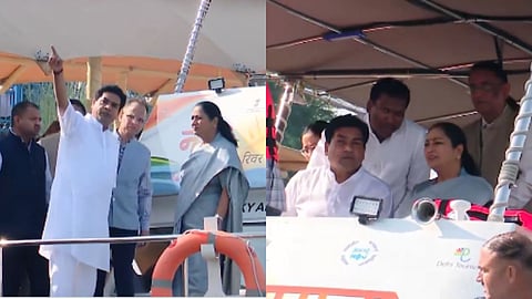 cm rekha gupta namo yamuna river safari