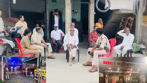 Indore Excise Department seizes 65 bottles of country-made and foreign liquor during inspections at six dhabas.