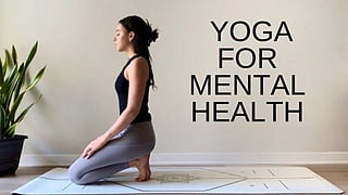 4 yoga poses for mental health tips stress relief.