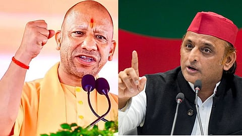 CM YOGI VS AKHILESH YADAV Image