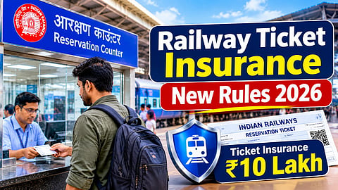 Railway Ticket Insurance New Rules 2026