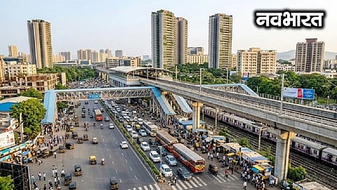 Construction of Shangrila Metro Station in Mulund