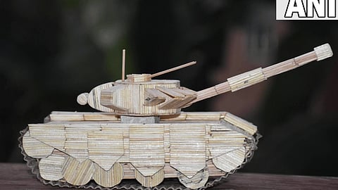 Army Day: On the Occasion of Army Day, an Artist Has Prepared a Model of T-90 Bhishma