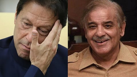 imran khan and Shahbaz Sharif