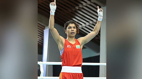 Nikhat Zareen wins gold medal