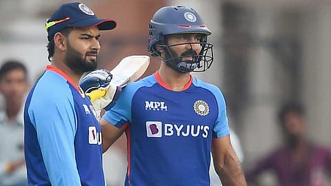 Rishabh Pant and Dinesh Karthik