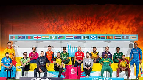 All the captains participating in the T20 World Cup were 'imprisoned' together, ICC posted a picture on Twitter, know how many million dollars will be the prize money