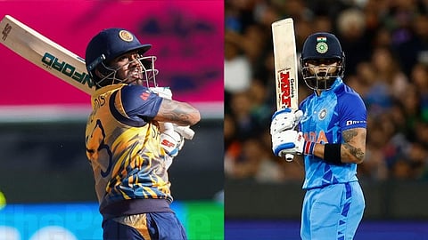 Kusal Mendis and Virat Kohli