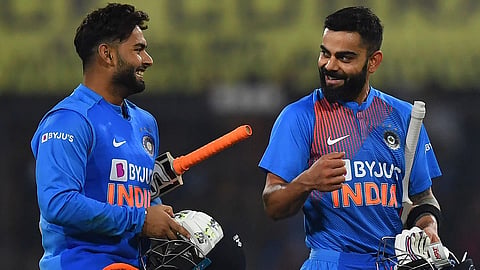 Virat Kohli and Rishabh Pant