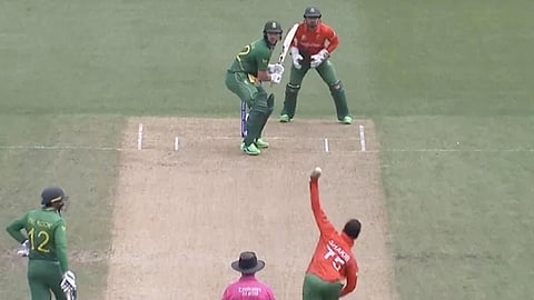 bangladesh keeper nurul hasan moved shakib al hasan bowling 5 penalty runs for south africa